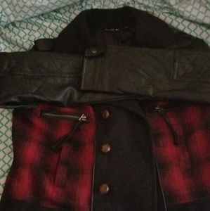 Allen B Medium VGUC Plaid Coat